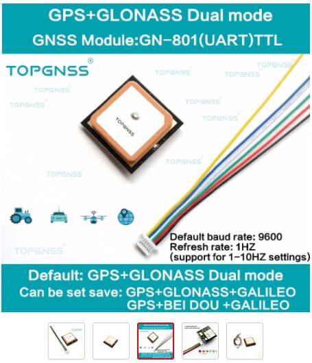 TTL UAR GPS  GN-801 GPS GLONASS   M..